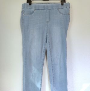 Liverpool Light Wash Blue Jean Pull On Jegging Jeans size 12